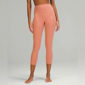 Lululemon Align High-Rise Crop 23" in Pink Savannah